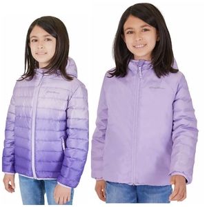 Eddie Bauer Girls' Reversible Down Jacket